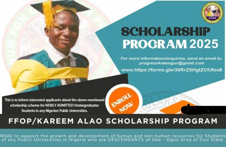 FFOP/KAREEM ALAO EDUCATION SUPPORT  2024/25