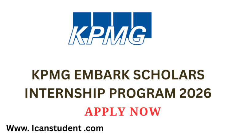 KPMG Embark Scholars Internship Program 2026 (How to apply)