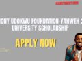 The  Anthony Udokwu Yahweh Foundation Monthly Stipends award –  2026