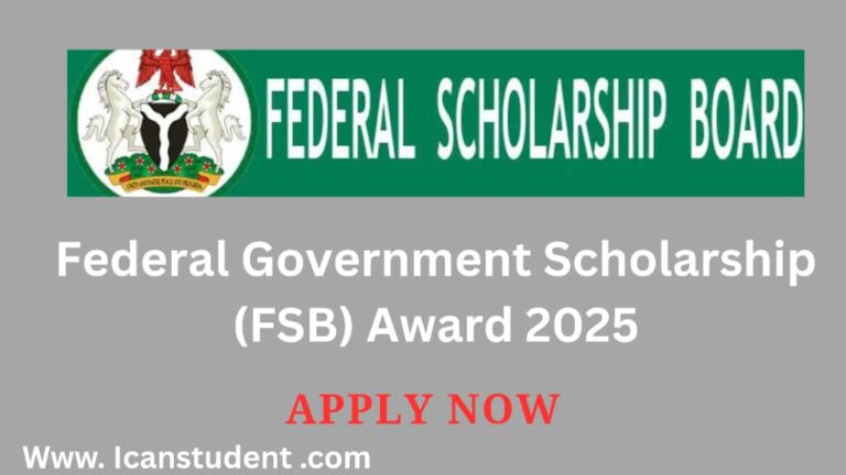 Federal Government Scholarship (FSB) Award 2025 