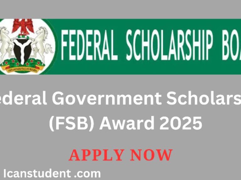 Federal Government Scholarship (FSB) Award 2025 