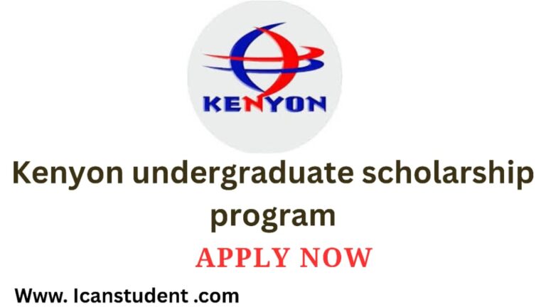 Kenyon Undergraduate Scholarship Program 2025