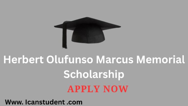 Herbert Olufunso Marcus Memorial Scholarship 2025