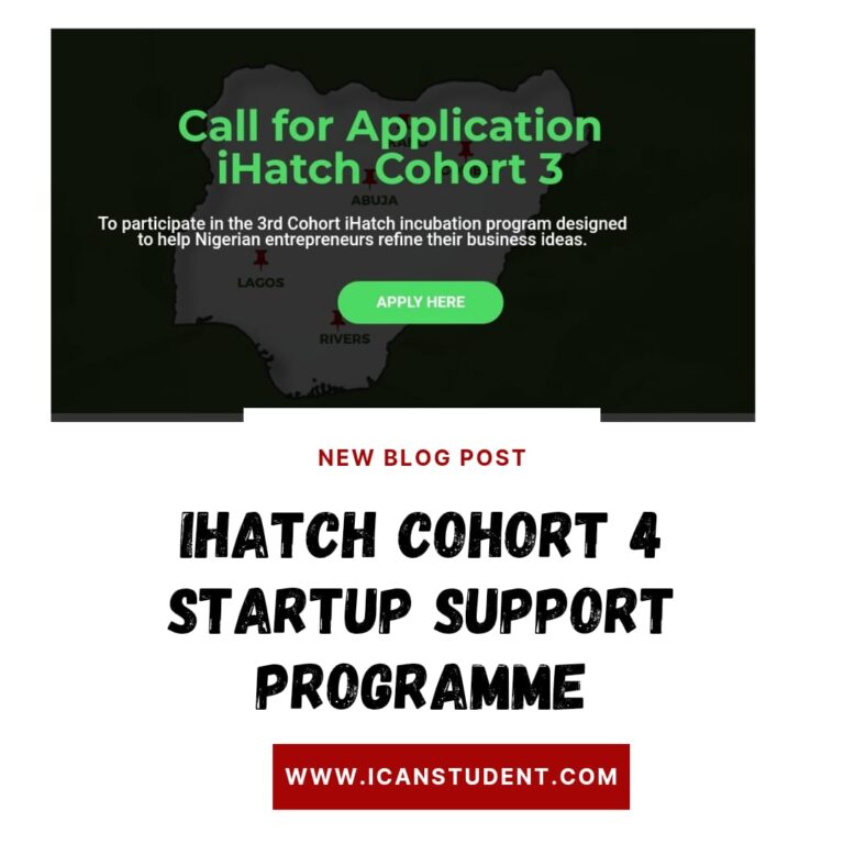 iHatch Cohort 4 Startup Support Programme