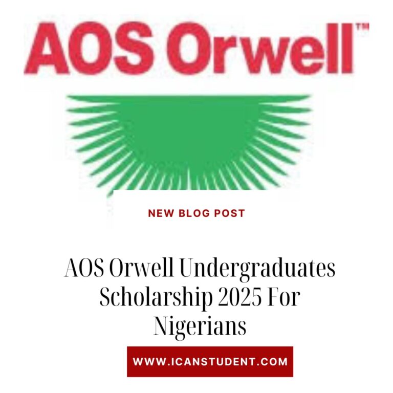 AOS Orwell / Tertiary Scholarship Scheme 2025