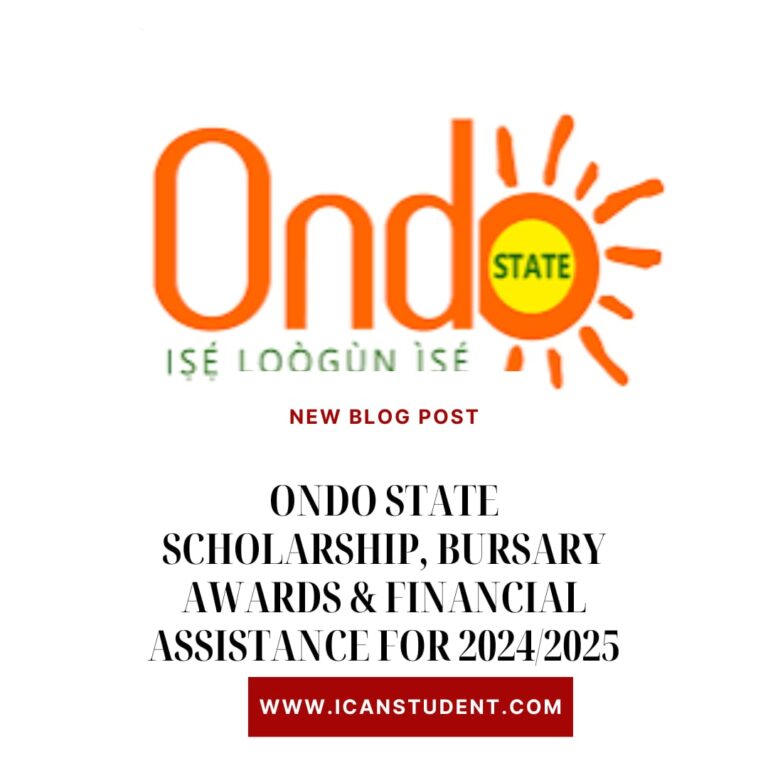 Ondo State Scholarship, Bursary Awards & Financial Assistance for 2024/2025