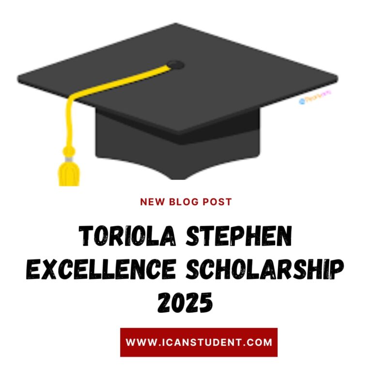 Toriola Stephen Excellence Scholarship 2025
