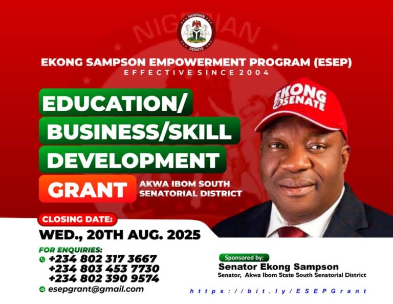 Ekong Sampson Empowerment Program (ESEP) 2025