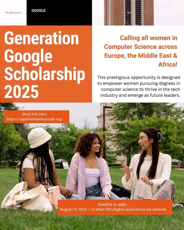 Apply for Generation Google Scholarship 2025
