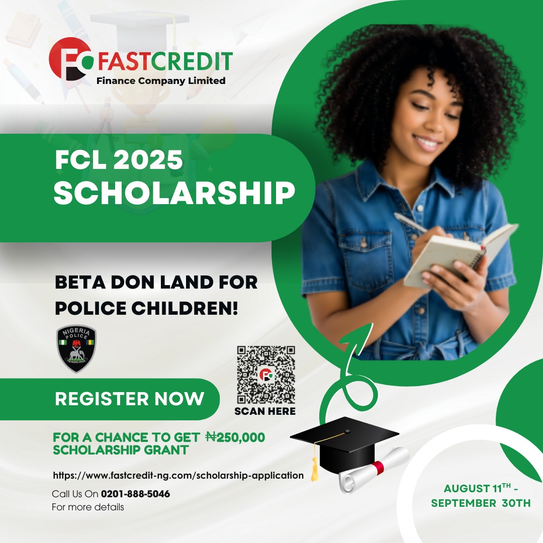 Fast Credit Finance Company Limited Undergraduate Scholarship Opportunity 2025