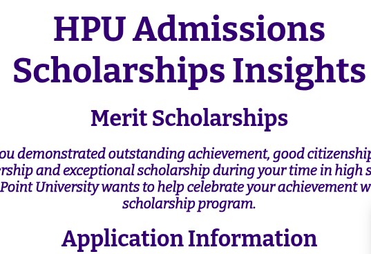 Study in the USA: High Point University Scholarships & Grants 2026 (Open to International Students)