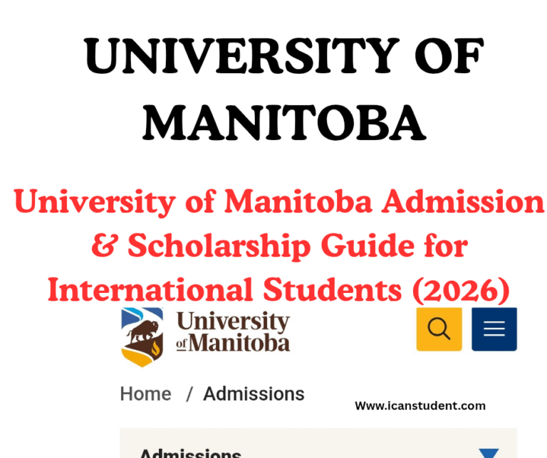University of Manitoba Admission and Scholarship Guide for International Students (2026)