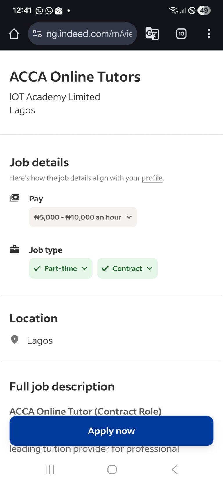 Online Tutors needed at IOT Academy- Remote