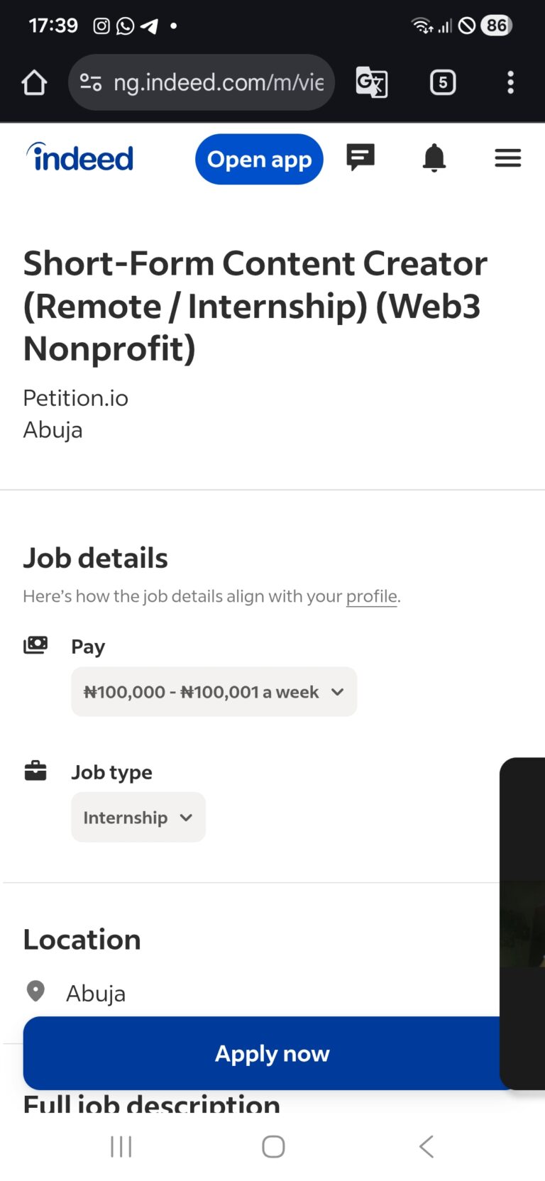 Short-Form Content Creator (Remote / Internship) – Web3 Nonprofit