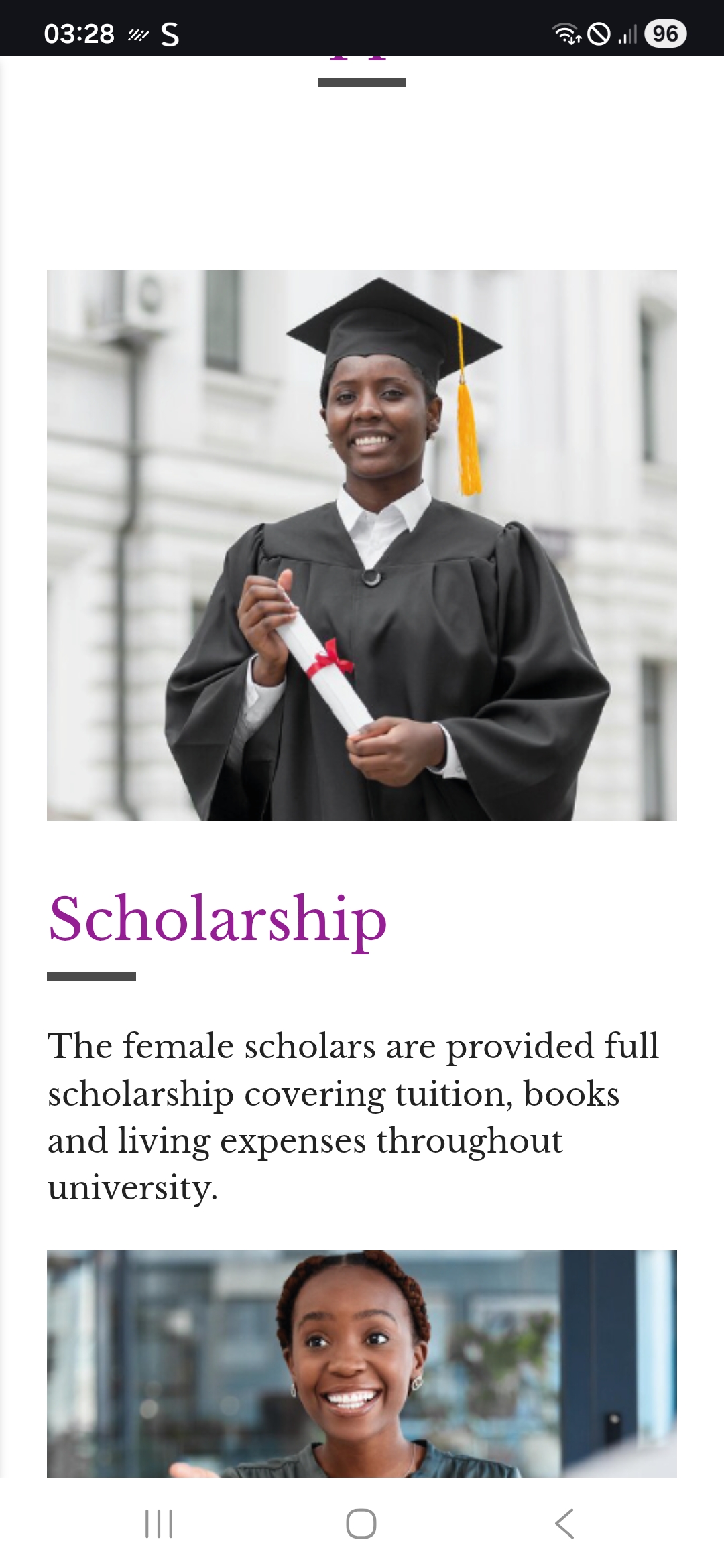 Female Scholars Full University Scholarship 2025