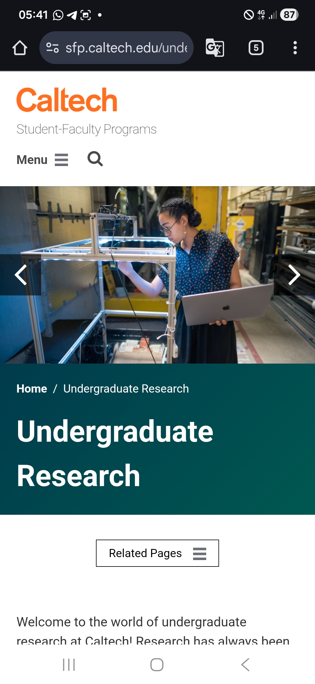 Apply Now: Fully FundedCaltech SURF Research Fellowship for Undergraduates