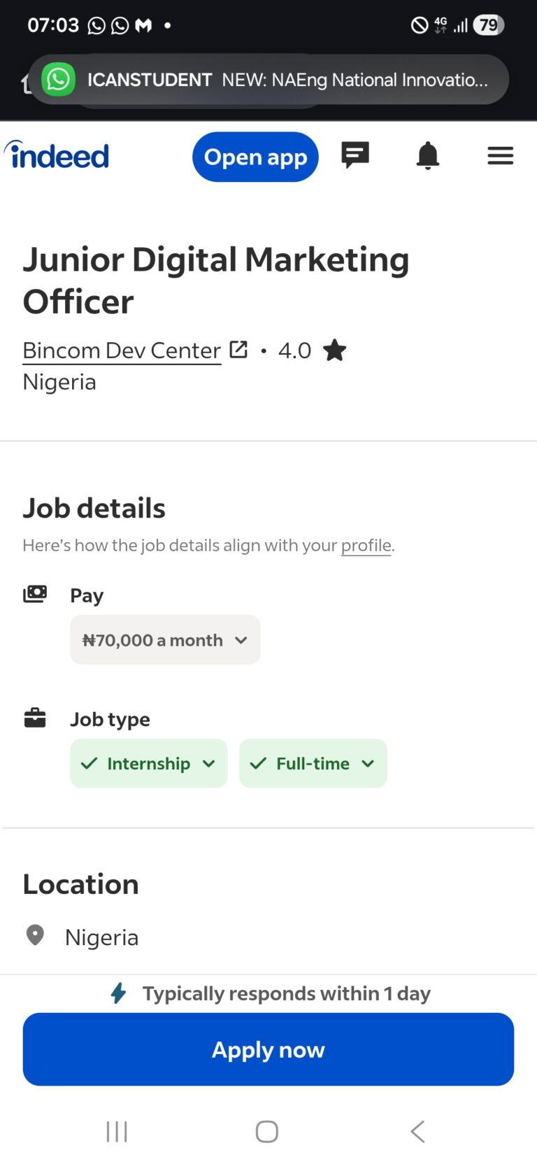 Remote jobs – Junior Digital Marketing Officer