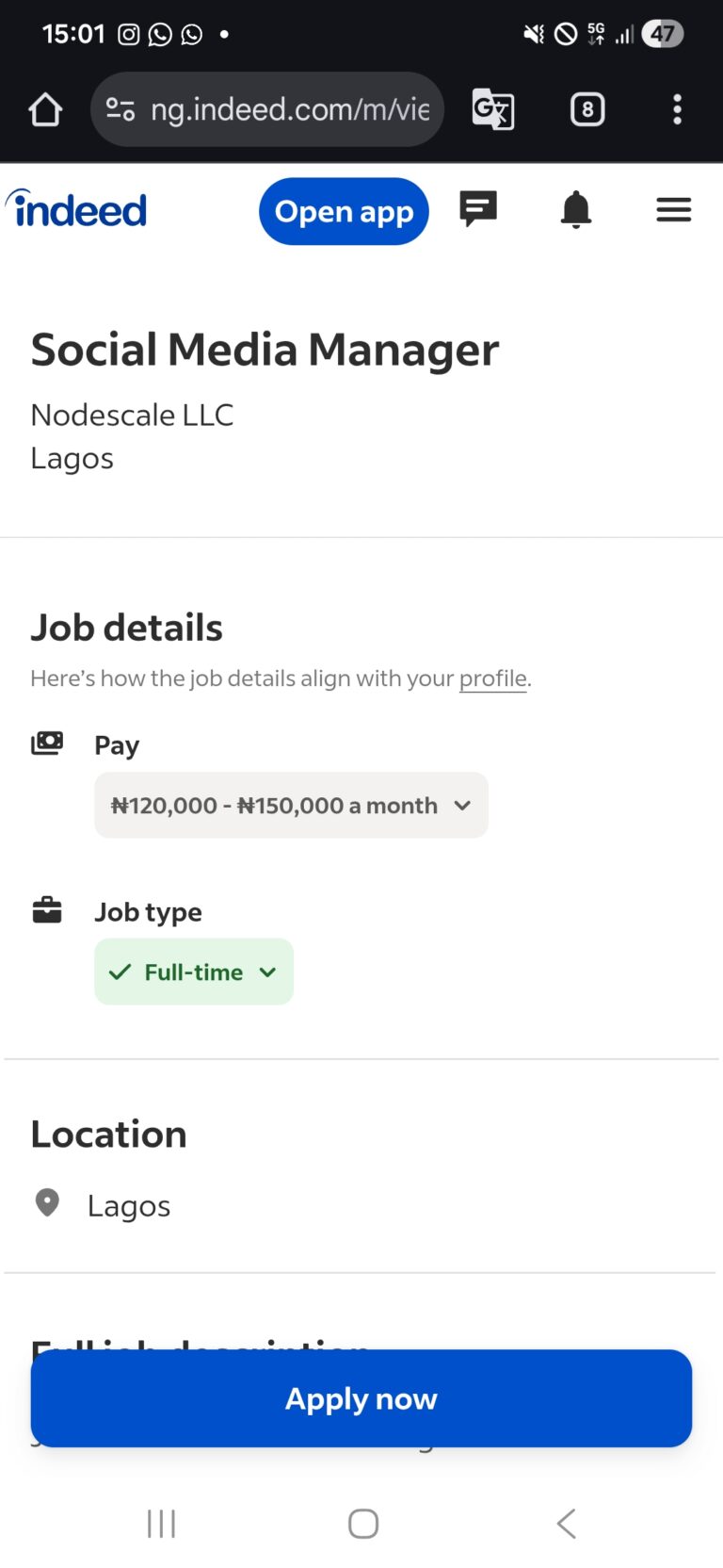 Remote – Social Media Manager at Nodescale LLC