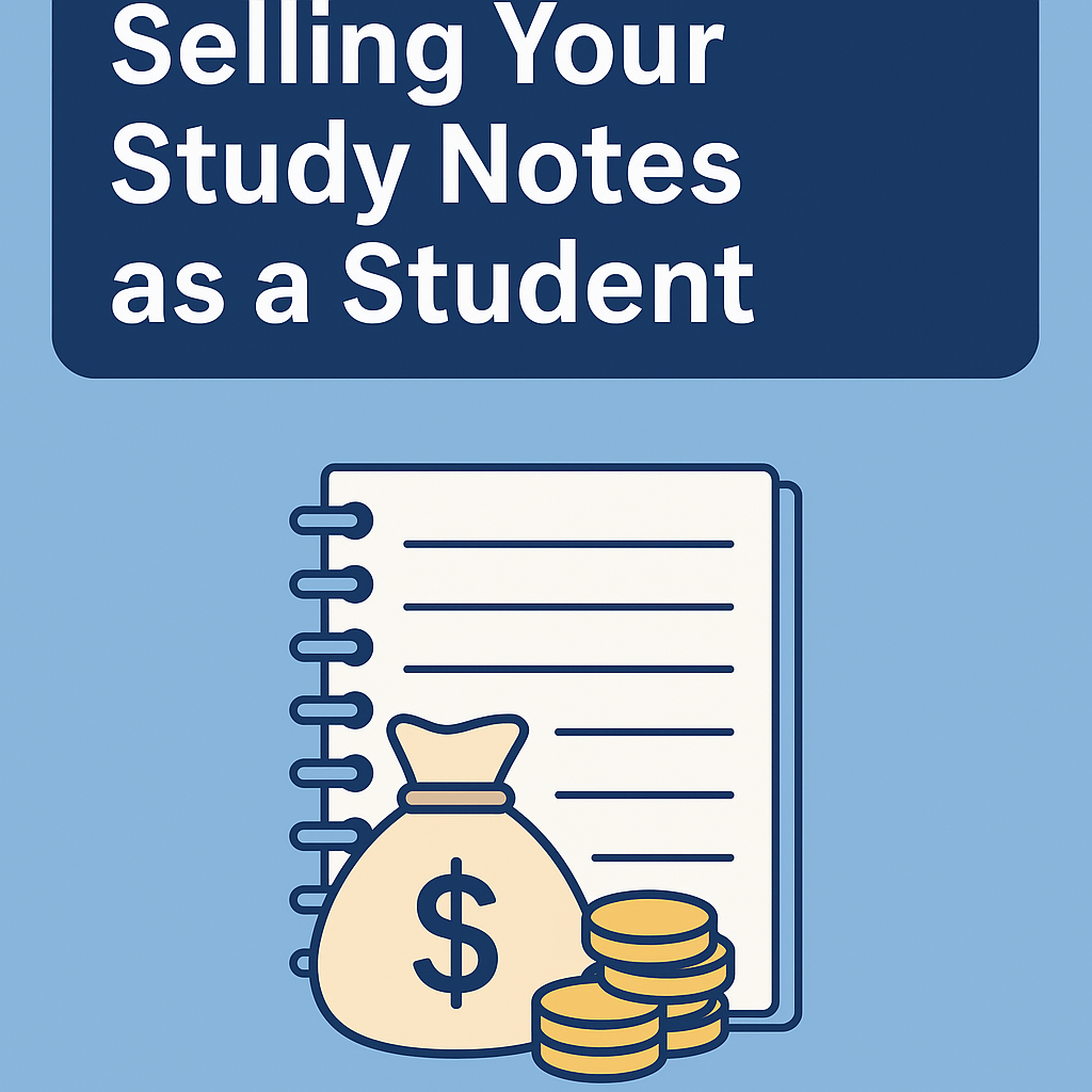 How to Make Money Selling Your Study Notes Online (Students’ Full Guide)