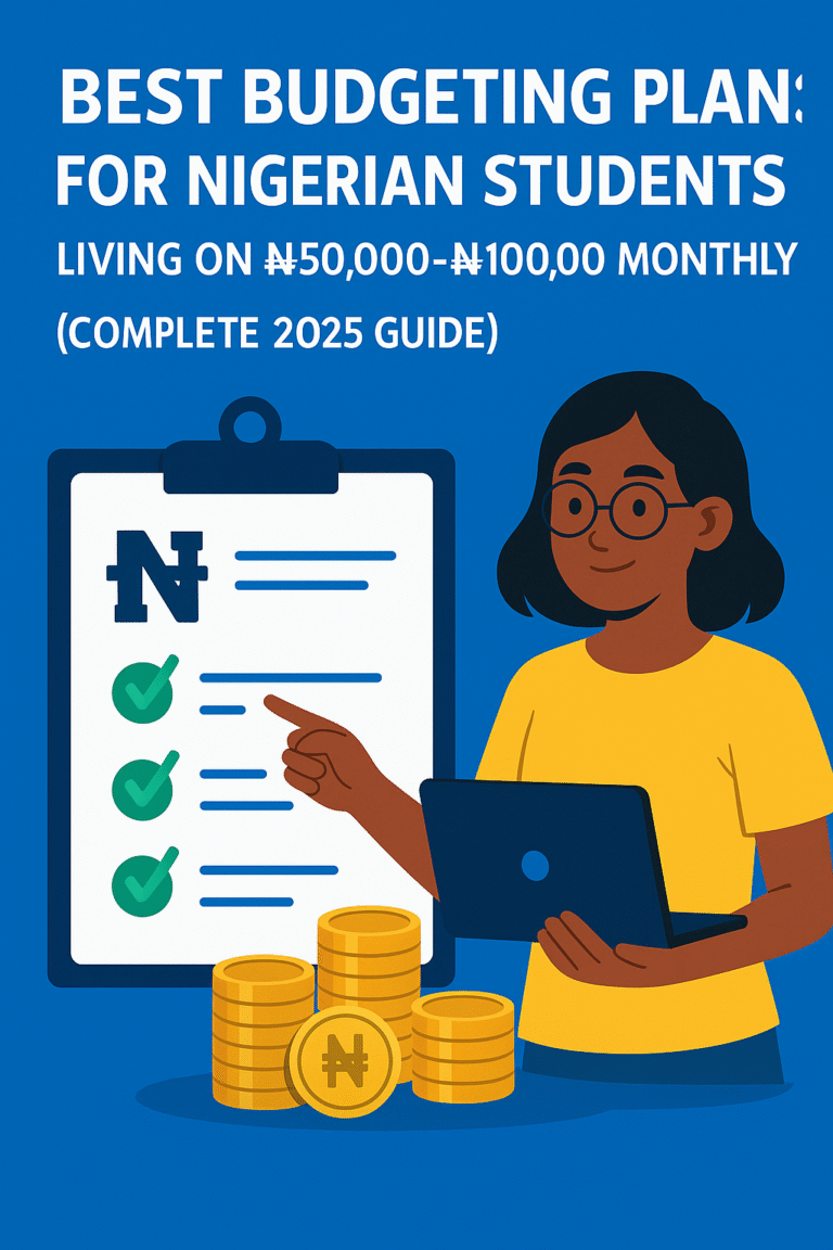 Best Budgeting Plans for Nigerian Students Living on ₦50,000–₦100,000 Monthly (Complete 2025 Guide)