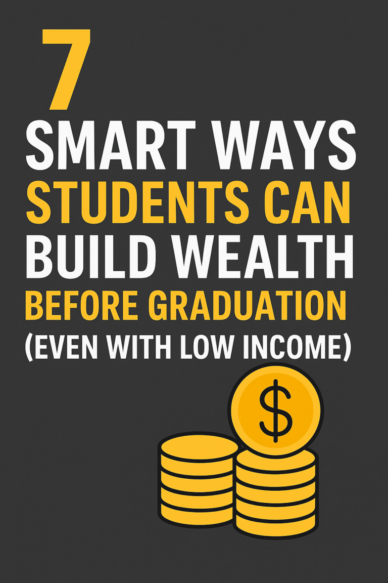 Smart Ways Students Can Build Wealth Before Graduation (Even With Low Income)