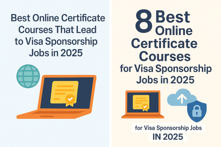 Best Online Certificate Courses That Lead to Visa Sponsorship Jobs in 2025 (For Nigerian Students)