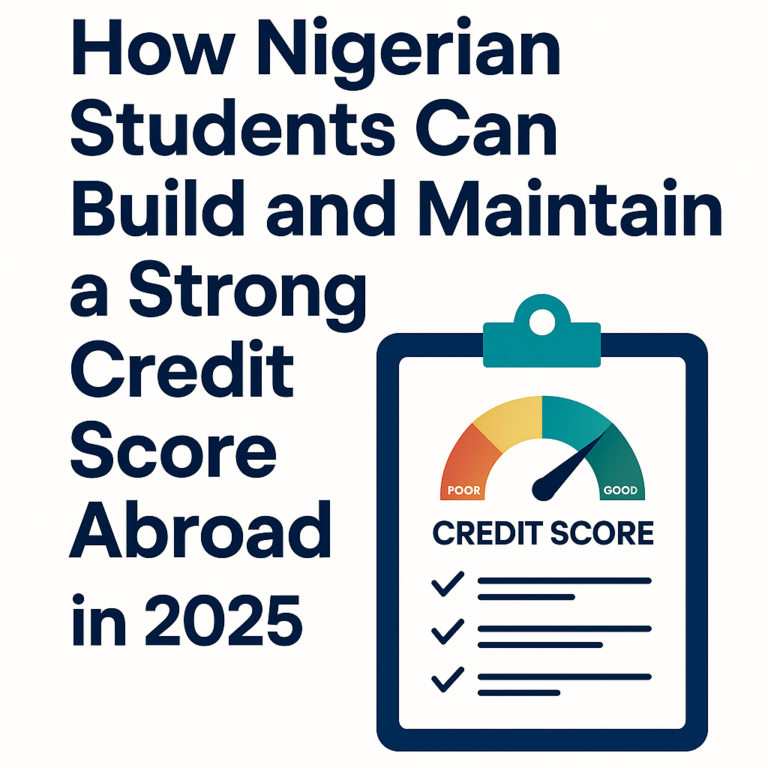 How Students Can Build and Maintain a Strong Credit Score Abroad in 2025