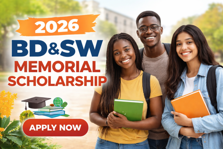 2026 BD&SW Memorial Scholarship Program for African Undergraduates (Apply Now)