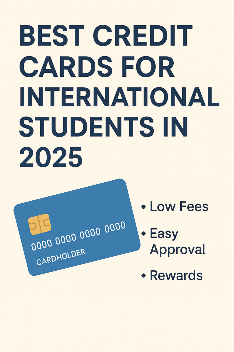 Best Credit Cards for International Students in 2025 (Low Fees, Easy Approval)