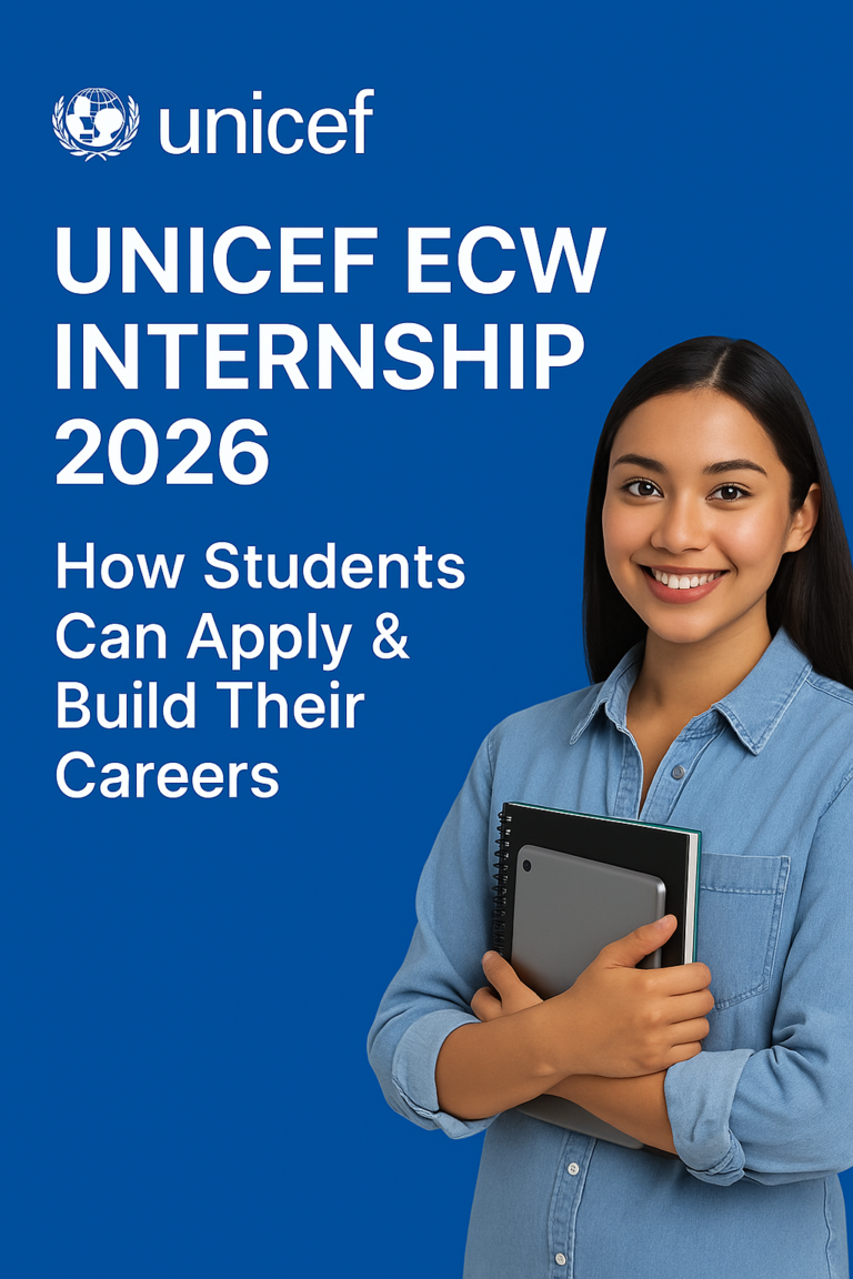 Fully Funded Remote Unicef Internship for students and graduates with $1700 monthly stipends