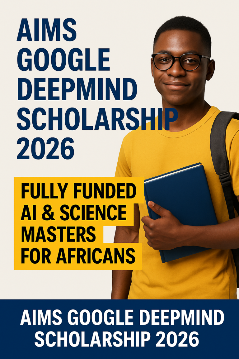 Google DeepMind Scholarship 2026 — Fully Funded AI & Science Masters for Africans