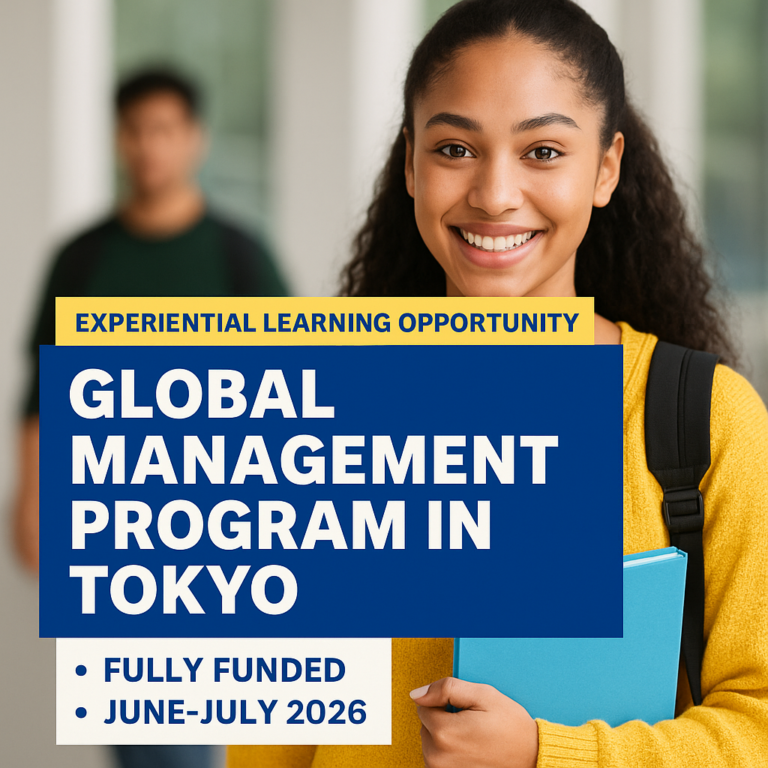 Apply for the UNIQLO Global Management Program 2026 in Tokyo — Fully Funded 6-Day Leadership & Retail Immersion