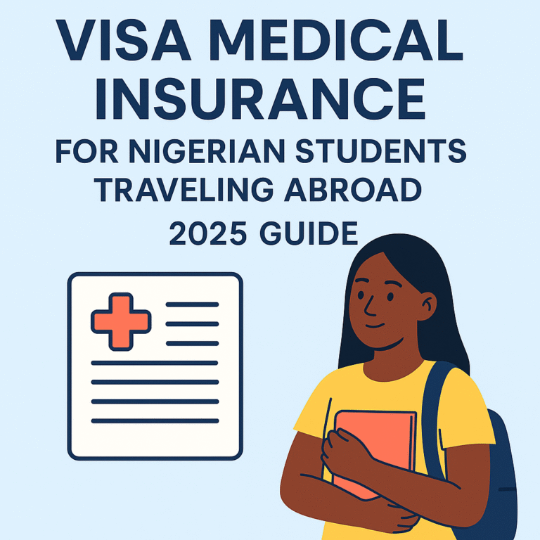 Visa Medical Insurance for Nigerian Students Traveling Abroad (2025 Complete Guide)