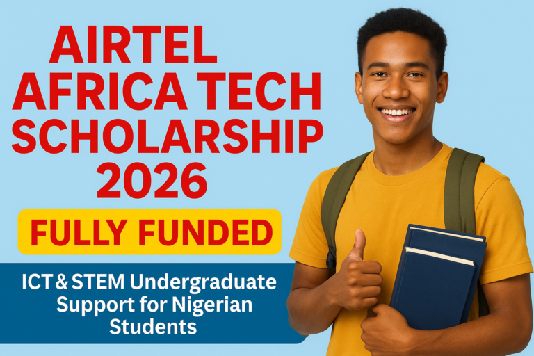 Airtel Africa Tech Scholarship 2026 — Fully Funded ICT & STEM Undergraduate