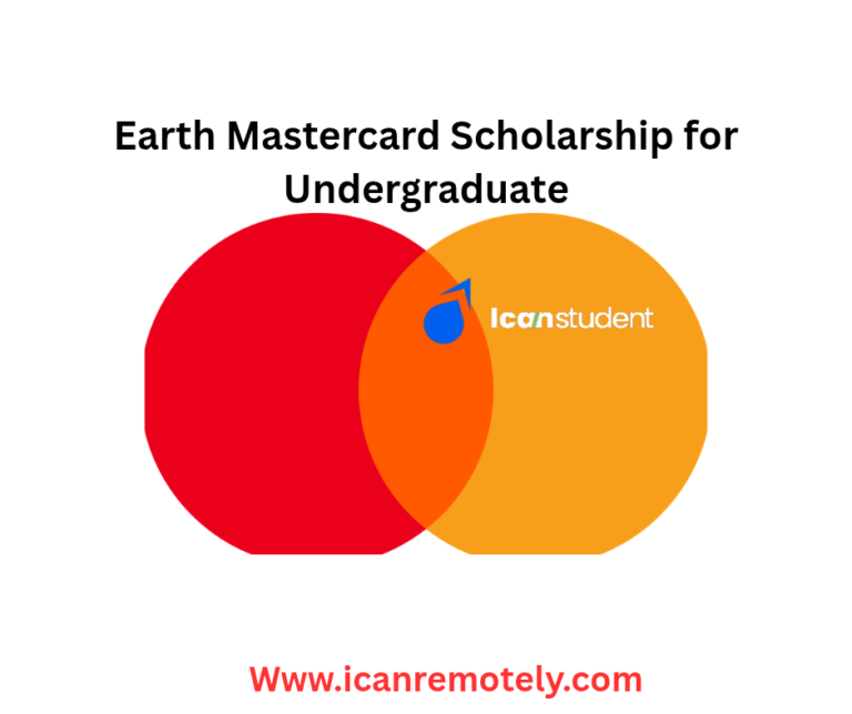 Earth-Mastercard undergraduate Scholarship 2026: Fully Funded