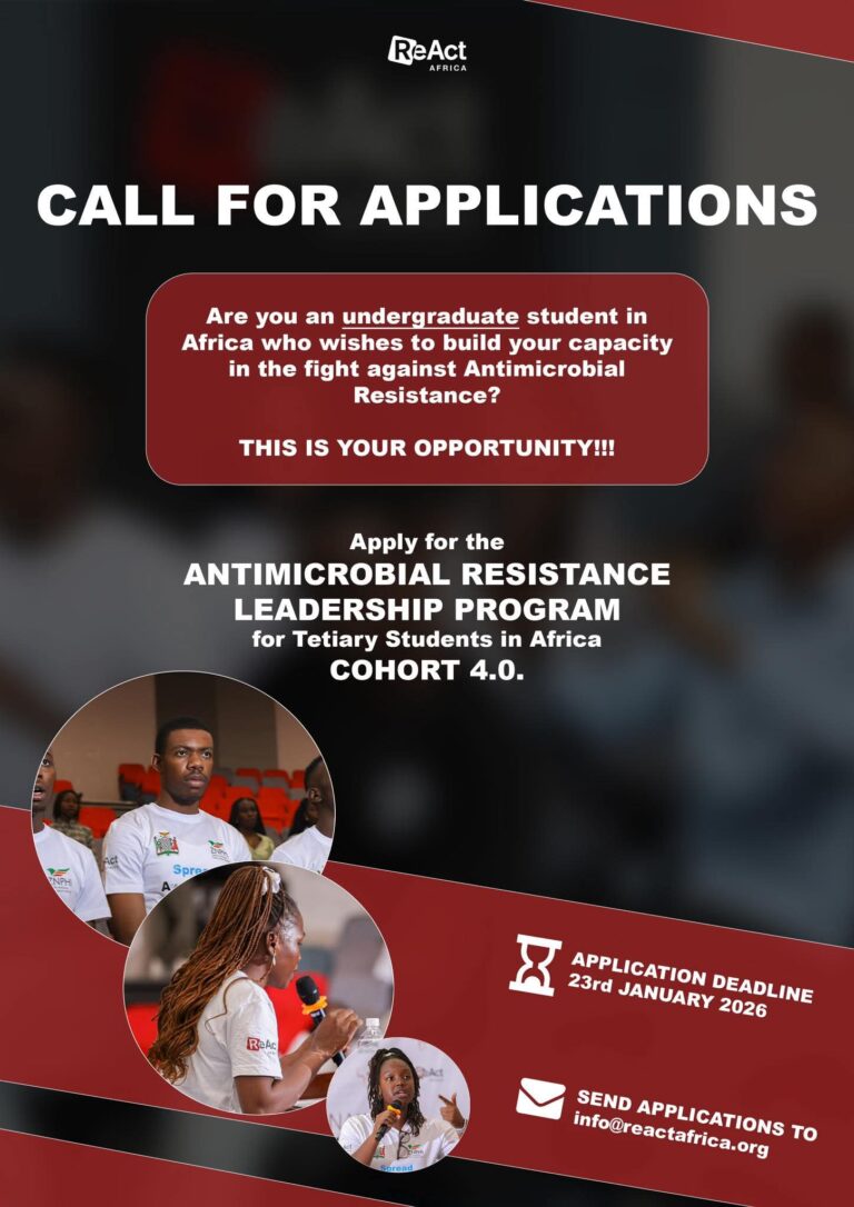 AMR Leaders Program for Tertiary Students in Africa (Cohort 4.0) – 2026