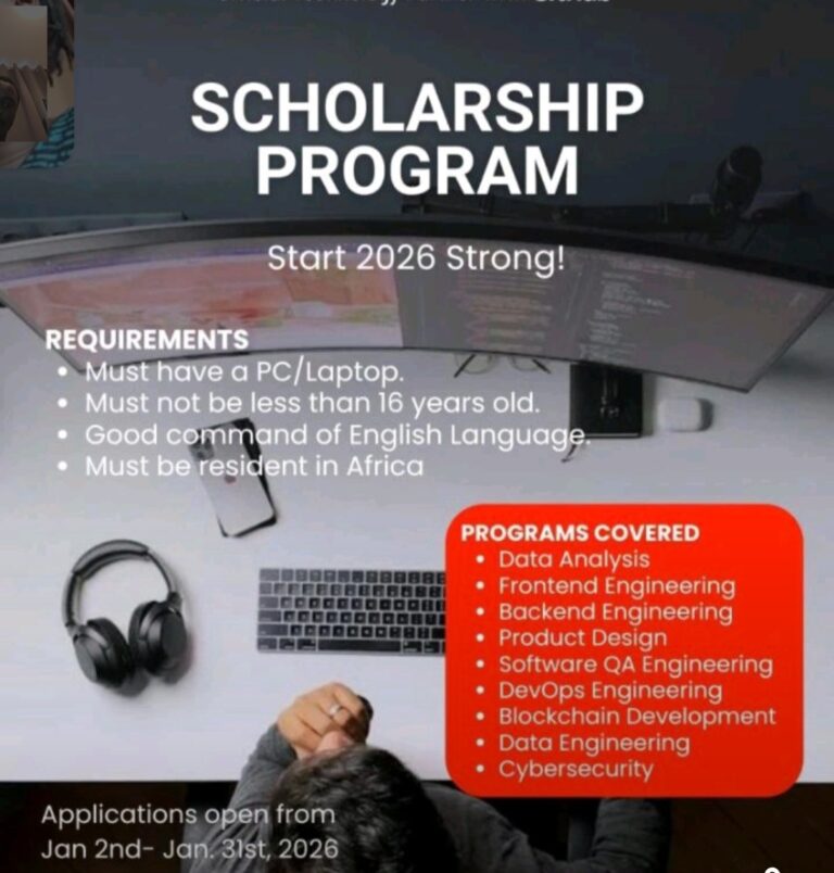 DotCampus Scholarship Program 2026 (Tech Skills for Africans)