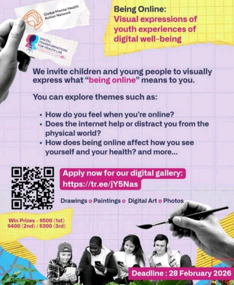 Being Online: Visual Expressions of Youth Digital Well-Being (Art Competition)