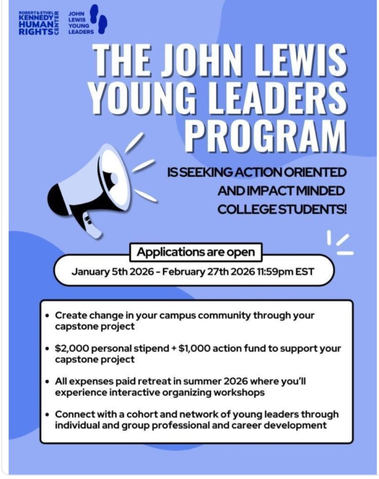 John Lewis Young Leaders Fellowship 2026–2027 (Fully Funded)