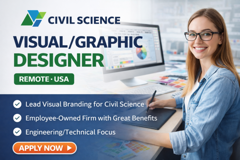 Visual/Graphic Designer Job at Civil Science (Remote, USA)