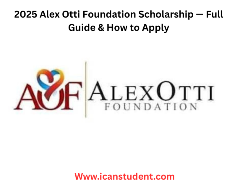 Alex Otti Foundation Scholarship 2026 || Full Guide & How to Apply