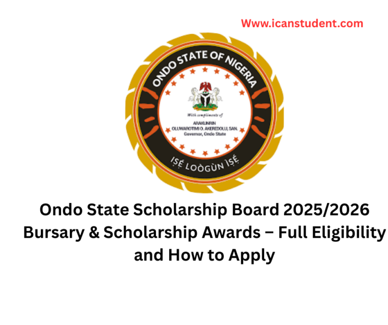 Ondo State Scholarship Board 2025/2026 Bursary and Scholarship Awards || Full Eligibility and How to Apply