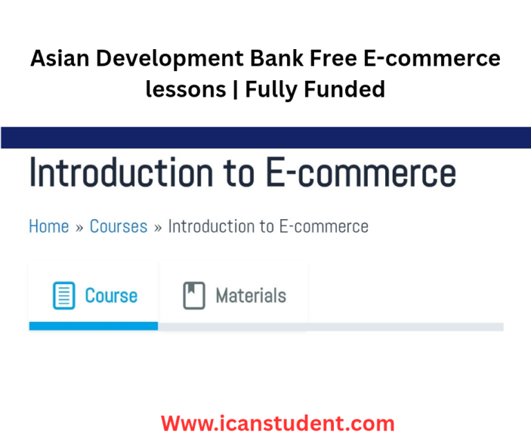 Free Online E-commerce Learning | ADBI fully Funded