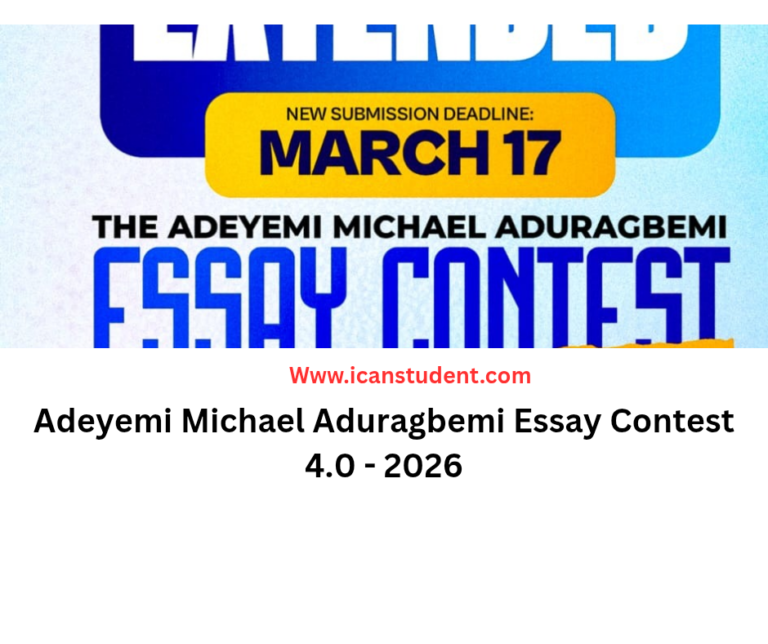 Adeyemi Michael Aduragbemi Essay Contest 4.0 – 2026