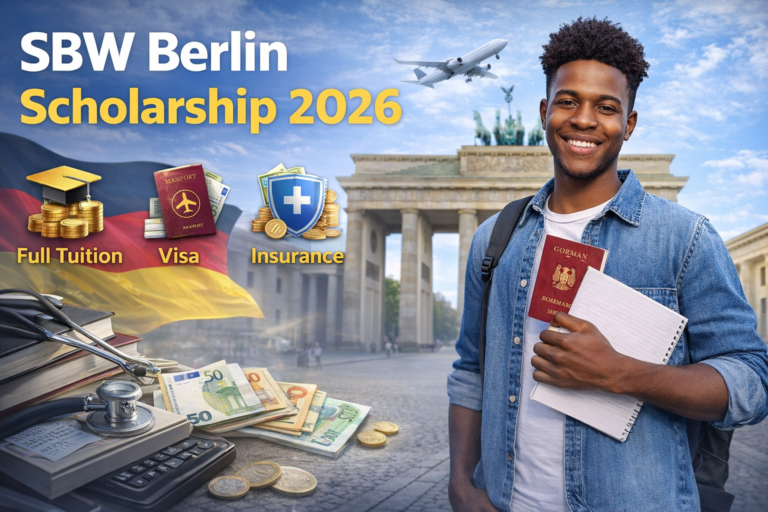 SBW Berlin Scholarship 2026 (Fully Funded in Germany)