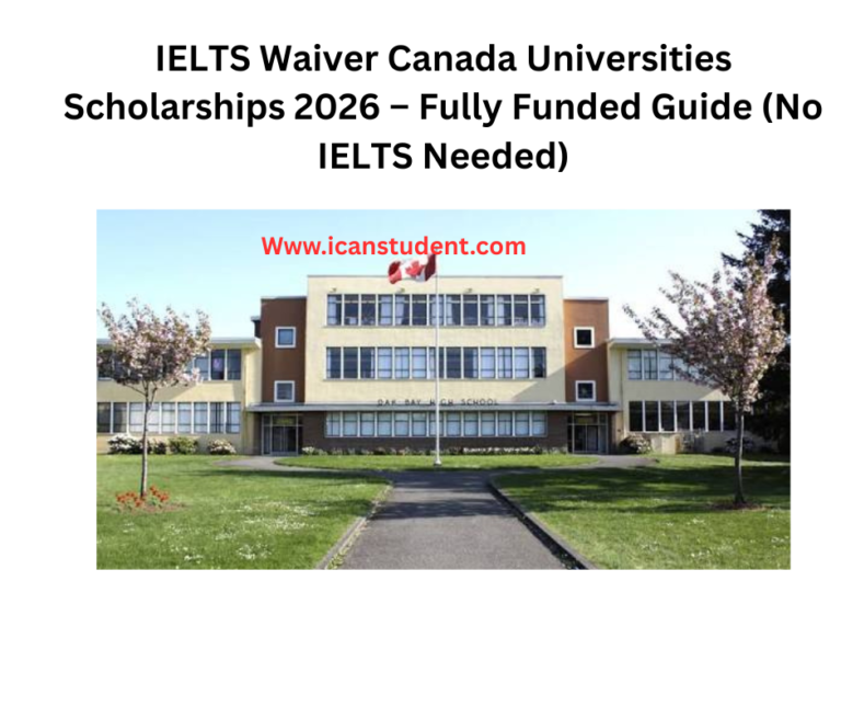 IELTS Waiver Canada Universities Scholarships 2026 – Fully Funded Guide (No IELTS Needed)