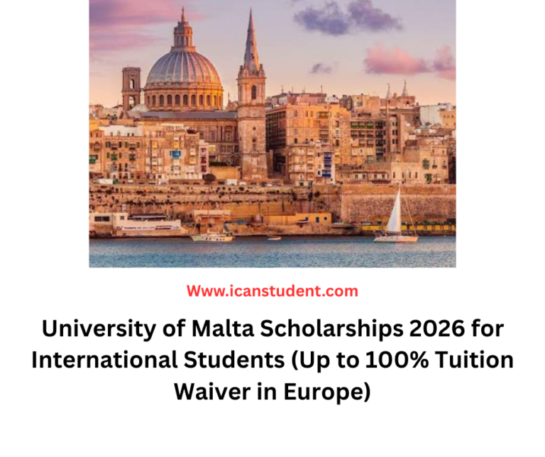 University of Malta Scholarships 2026 for International Students ||Tuition Waiver in Europe