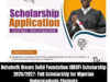 Rehoboth Dream Solid Foundation (RDSF) Scholarship 2026/2027: Full Scholarship for Nigerian Undergraduate Students