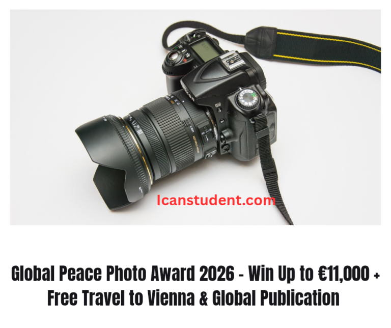 Global Peace Photo Award 2026 – Win Up to €11,000 + Free Travel to Vienna & Global Publication