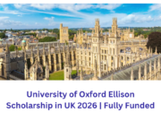 University of Oxford Ellison Scholarship in UK 2026 | Fully Funded